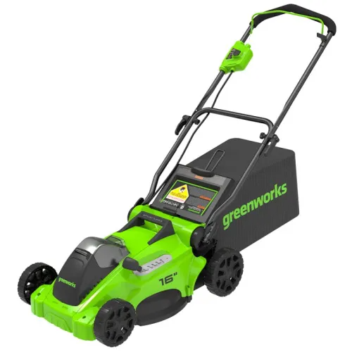 Газонокосилка аккумуляторная Greenworks 41 см 40V GD40LM16X 2517907, бесщеточная, без АКБ и ЗУ